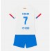 Günstige Barcelona Ferran Torres #7 Babykleidung Auswärts Fussballtrikot Kinder 2023-24 Kurzarm (+ kurze hosen)